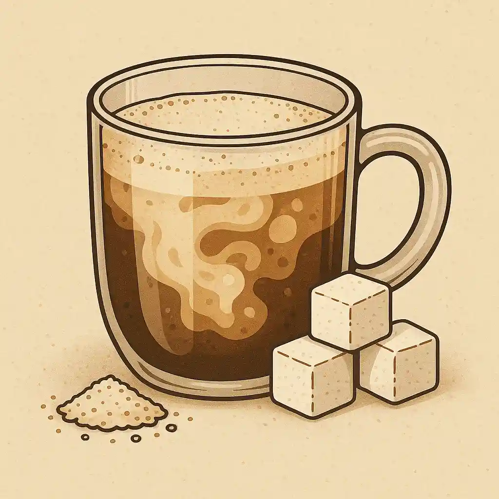 ترکیب شیر و قهوه با قند میتواند مضر و خواب آور باشد