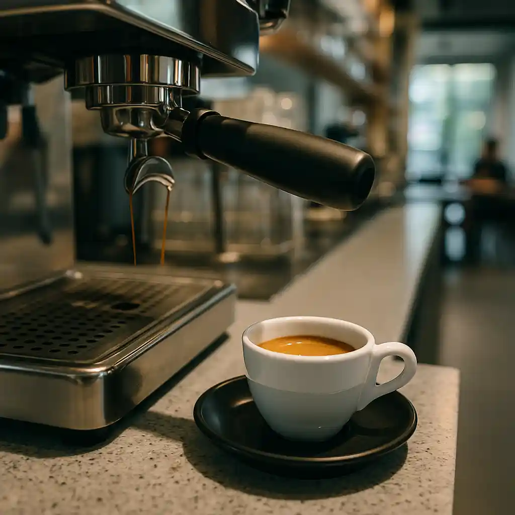 ریسترتو همان اسپرسو ولی در حجم و اندازه کوچکتر و غلیظ تر است