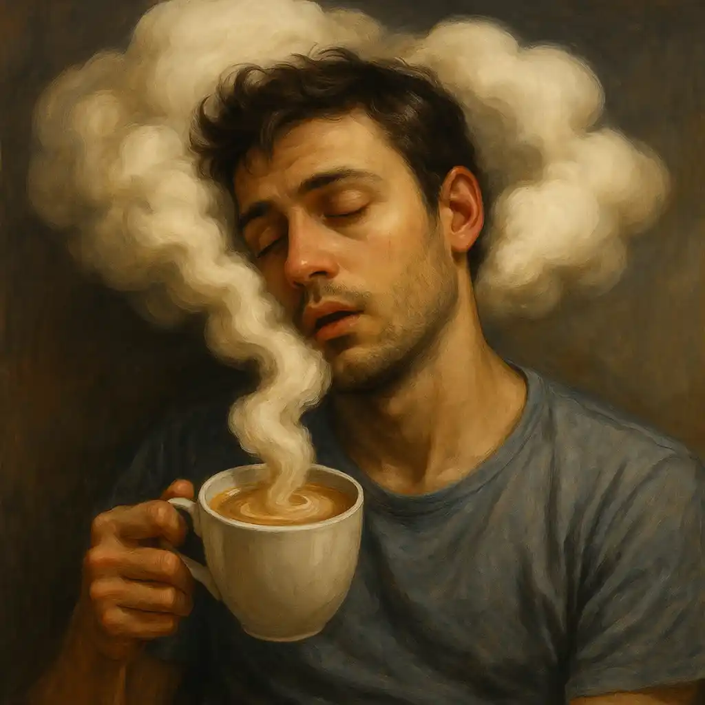 شیر همراه با قهوه میتواند باعث خواب آلودگی شود